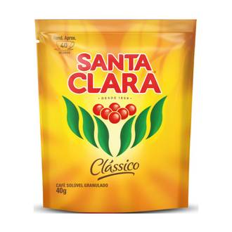 CAFE SANTA CLARA - SOLUVEL 40G - CLASSICO - REFIL - UN - SANTA CLARA