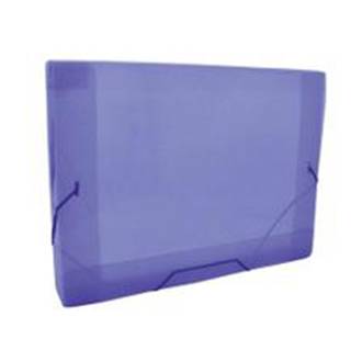 PASTA ELASTICO PLASTICA 4CM OFICIO - 1024 - LILAS - UN - ACP