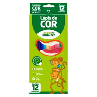 LAPIS DE COR GDE 4220 ECO SEXTAVADO - C/12 - UN - LEO E LEO