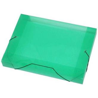 PASTA ELASTICO PLASTICA 4CM OFICIO - 1024 - VERDE - PCT 10 - ACP