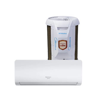 AR CONDICIONADO SPLIT HW ON/OFF  AIRVOLUTION 30000 BTUS FRIO 220V  - BRANCO - UN - MIDEA