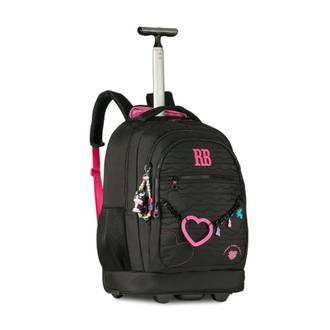 MOCHILA P/NB C/RODAS REBECCA B RB27009 - CORACAO - UN - CLIO