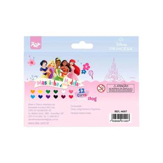 MASSA P/MODELAR PRINCESA 180G C/12 CORES - 4697 - UN - DAC