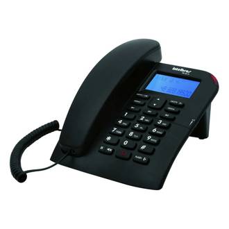 TELEFONE C/FIO C/ ID TC60ID - PRETO - UN - INTELBRAS