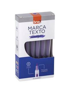 MARCA TEXTO DASHLIGHT  - ROXO - CX 12 - BRW