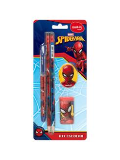 KIT ESCOLAR SPIDERMAN 5 PCS - 5180 - UN - MOLIN