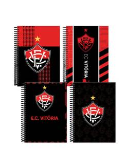 CADERNETA 1/8 CAPA DURA 80FLS - EC VITORIA / 6435 - UN - BAHIA ARTES