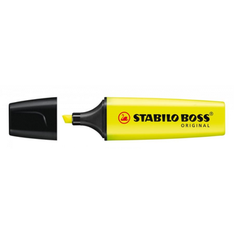 MARCA TEXTO BOSS  - AMARELO - UN - STABILO