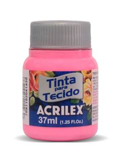 TINTA TECIDO FOSCA 37ML 04140 - ROSA - UN - ACRILEX