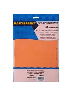PAPEL DIPLOMATA A4 120G - 20FL LISO/OFFSET - 302070074 - AMARELO - UN - MASTERPRINT