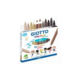 BIG GIZ DE CERA MAXI TONS PELE 12 CORES - 202302ES - CX 12 - GIOTTO