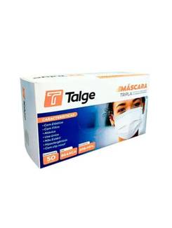 MASCARA CIRURGICA TRIPLA C/50 - 7392 - BRANCO - UN - TALGE