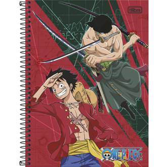 CADERNO UNIV CAPA DURA 10X1 160FLS - ONE PIECE - UN - TILIBRA