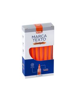 MARCA TEXTO DASHLIGHT  - LARANJA - CX 12 - BRW