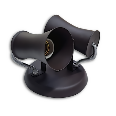 SPOT JM TABACO P/ 2 LAMP