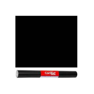 FILME AUTOADESIVO 45CMX2M 80 MICRAS - FOSCO - PRETO - UN - CON-TACT