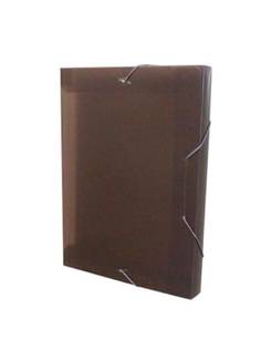 PASTA ELASTICO PLASTICA 2CM OFICIO - 1022 - FUME - UN - ACP