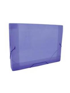 PASTA ELASTICO PLASTICA 4CM OFICIO - 1024 - LILAS - UN - ACP