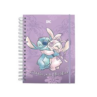 CADERNO ARGOLADO MINI 10X1 80FLS - 5377 - STITCH - UN - DAC