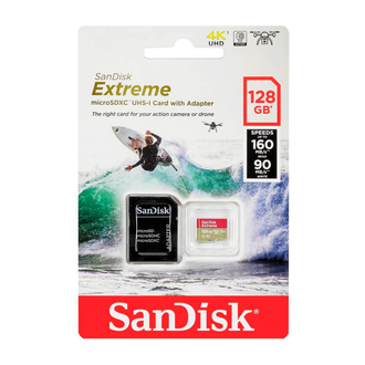CARTAO MEMORIA MICRO SD 128GB EXTREME - UN - SANDISK