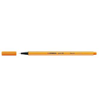 CANETA MICROLINE 0,4MM - LARANJA - CX 12 - COMPACTOR