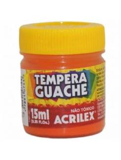 TINTA GUACHE 15ML  - LARANJA - UN - ACRILEX