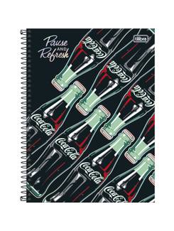 CADERNO UNIV CAPA DURA 10X1 160FLS - COCA-COLA - UN - TILIBRA