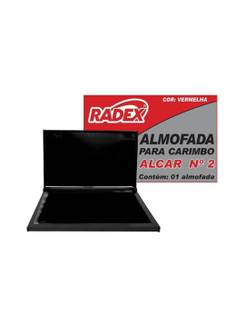 ALMOFADA P/ CARIMBO N2  - VERMELHO - UN - RADEX