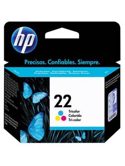 CARTUCHO DE TINTA 22 COLORIDO C9352AB - UN - HP