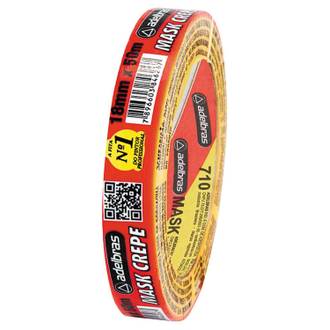 FITA ADESIVA CREPE 18X50 - 710 - UN - ADELBRAS