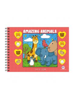 LIVRO DE COLORIR AMAZING ANIMAIS - UN - CIRANDA CULTURAL