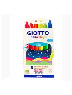 BIG GIZ DE CERA MAXI NEON 6 CORES - 202402ES - CX 12 - GIOTTO