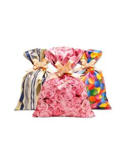 SACO PARA PRESENTE C/50 METALICO - FEMININO - 99003112 - 30x44 - UN - CROMUS