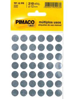 ETIQUETAS P/IDENTIFICACAO  - TP-12PR - UN - PIMACO