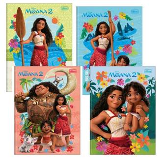 CADERNO BROCHURAO CAPA DURA 80FLS - MOANA - UN - TILIBRA