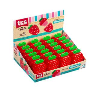 BORRACHA HOLIC MORANGO 906755 - CX 24 - TRIS
