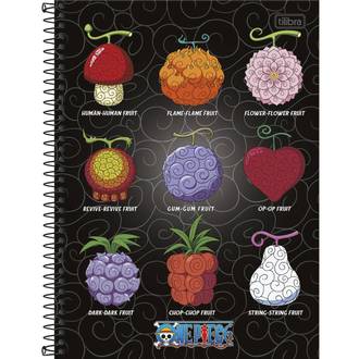 CADERNO UNIV CAPA DURA 10X1 160FLS - ONE PIECE - UN - TILIBRA