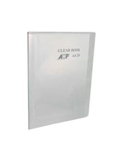 PASTA CATALOGO C/40 ENV C/VISO A4 - 2272 - CR - CRISTAL - UN - ACP