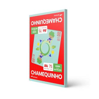 PAPEL CHAMEQUINHO  75G 100FLS - VERDE - UN - CHAMEX