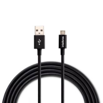 CABO USB - MICRO USB PVC 1,2M - EUAB 12PP - PRETO - UN - INTELBRAS