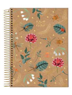 CADERNO UNIV CAPA DURA 10X1 160FLS - 72791-26 - KRAFT COLOR - UN - JANDAIA