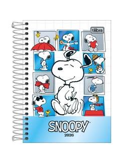 AGENDA ESPIRAL SNOOPY M5 - DIARIA - 393851 - PCT 5 - TILIBRA