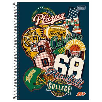 CADERNO UNIV CAPA DURA 12X1 240FLS - MAIS+ - UN - TILIBRA