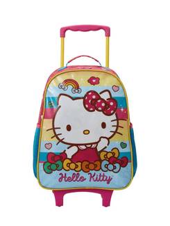 MOCHILA C/RODAS HELLO KITTY X1 16 POL - 13530 - UN - XERYU´S