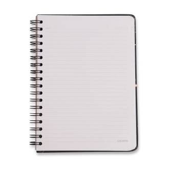 CADERNO ESPIRAL CAPA DURA JARD 80FLS / PRETO - UN - CICERO