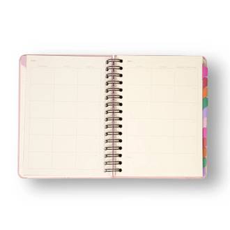 PLANNER PERMANENTE ESPIRAL A5 / MELISSA PINK BLOOMY - UN - CICERO