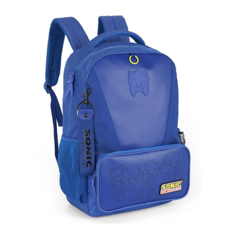 MOCHILA COSTAS JUVENIL SONIC MS49841SO - AZUL - UN - LUXCEL
