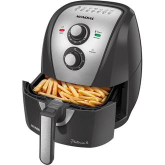FRITADEIRA AIR FRYER 4L AFN-40-PI 127V - GRAFITE/ INOX - UN - MONDIAL