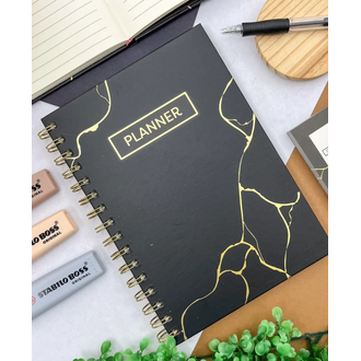 PLANNER DIARIO BLACK GOLD - SK2110 - UN - SKYPAPER