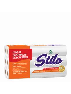 LENCOL HOSPITAL 50MX50CM C/6 - 100% CELULOSE - BRANCO - UN - MEYORS